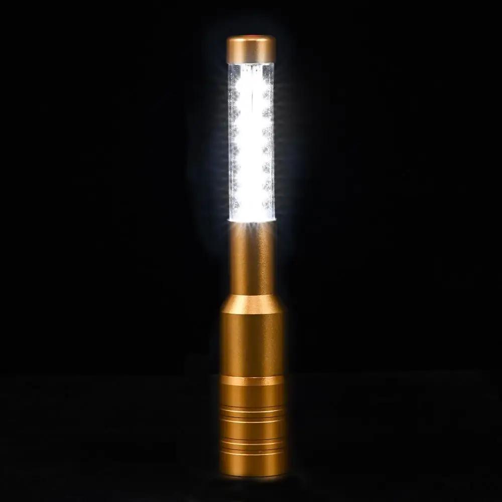 Rechargeable Handheld Strobe Lights Light Flash Colorful LED Strobe Baton Gold Silver Champagne Bottle Sparklers Club Bar