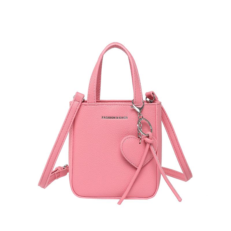 2026 Hot Sale Fresh Simple Fashion Gold Shoulder Bags New Solid Color PU Zipper Popularity Small Square Crossbody Versatile Bags