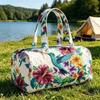 TEMU Quilted Travel Bag Fashion Print Womens Yoga Tote Gym