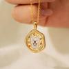 New Simple and Popular Cute Animal Series Cat and Dog DIY Pendant necklaces for women