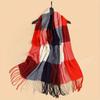 Cashmere Scarf Shawl Winter Stylish Lady Autumn Plaid Wrap Pashmina Tassel Hijab Neck Head Scarves Foulard For Femme