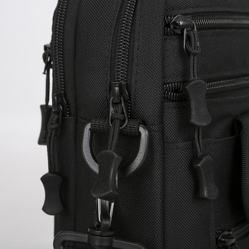 Borsa a tracolla di grande capacità, impermeabile, in tessuto Oxford, con molte tasche, per viaggi, casual, da uomo, donna, da lavoro