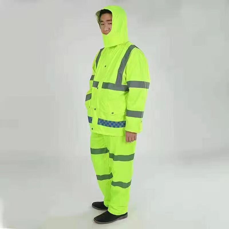 Beiduo Yang High-Visibility Electric Motorcycle Split Rain Suit