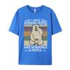 Odio i mattinieri e le mattine e le persone Caffè Orso T-shirt Casual Divertenti Casual Unisex T-shirt Regalo T-shirt