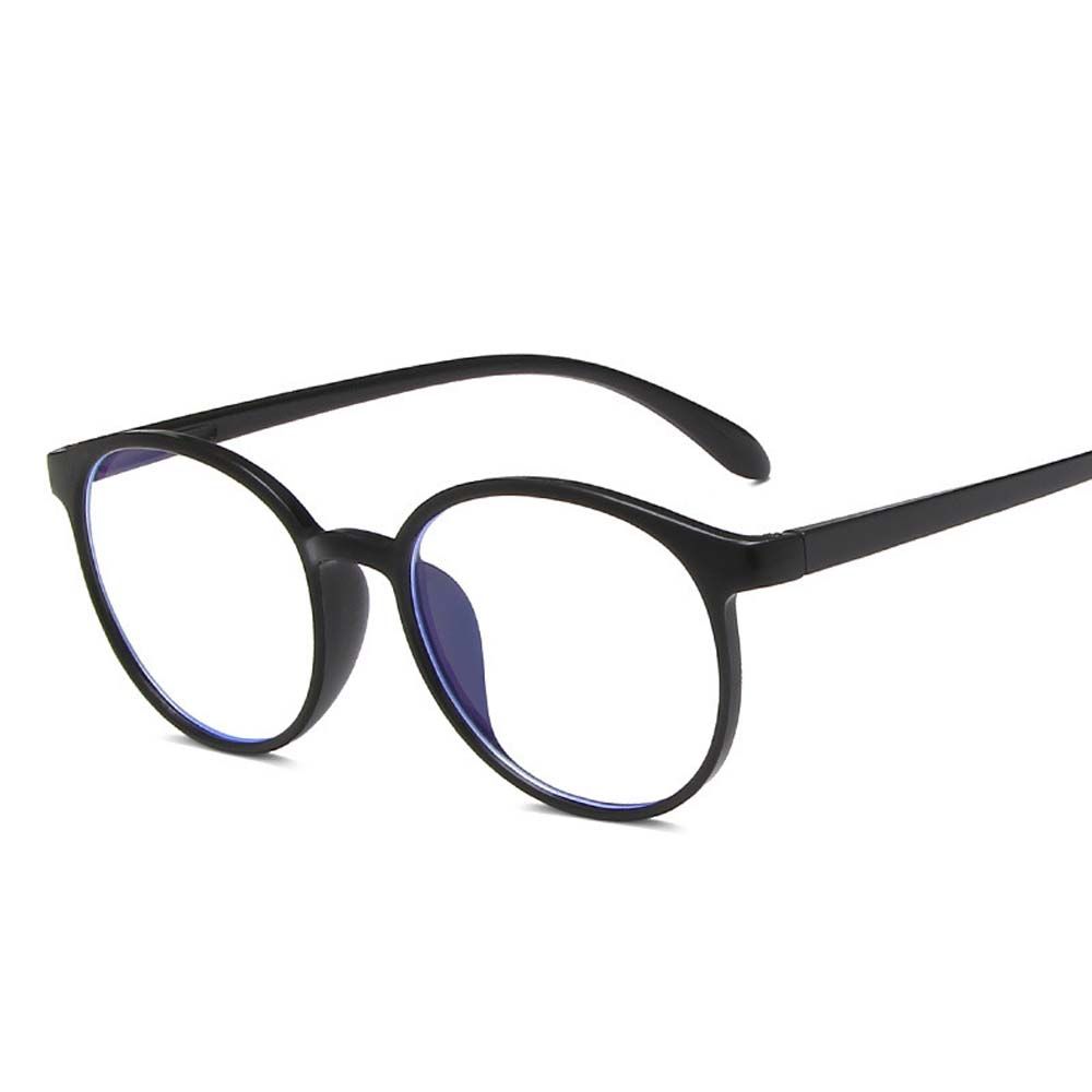 Black Women Eyeglasses Anti Blue Light Glasses Round Frame Eyeglasses Korean Style Computer Eyewear