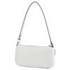 Michael Kors MK Zoe Gold Hardware Zipper Closure Pebble Leather Shoulder Bag Women Shoulder Bag Pure-White 32S5SZCU1L-OPTICWHITE