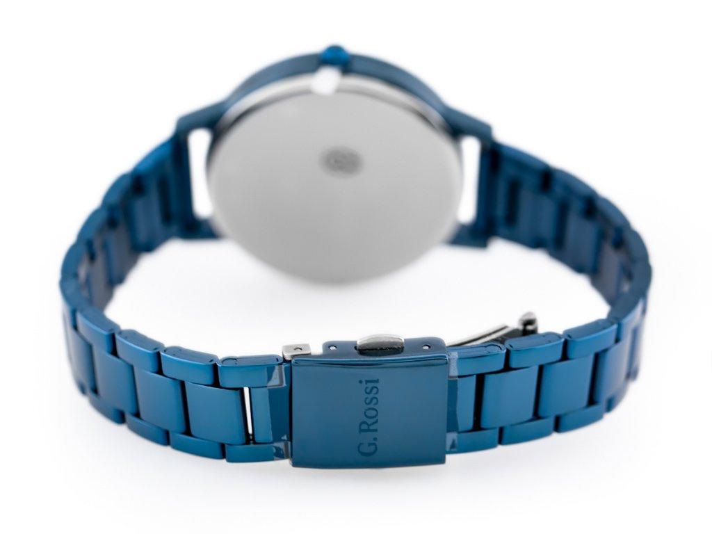 ZEGAREK G. ROSSI - C11715B-6F1 (zg777e) Blue + BOX