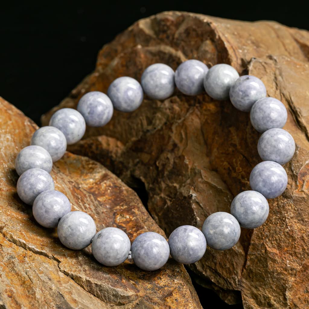 Itoigawa Natural Jadeite Soft Japanese National Jomon Power Stone Jadeite Workshop Special Paulownia Wood Quality Guarantee BR0690 (10mm Beads, 16.5cm