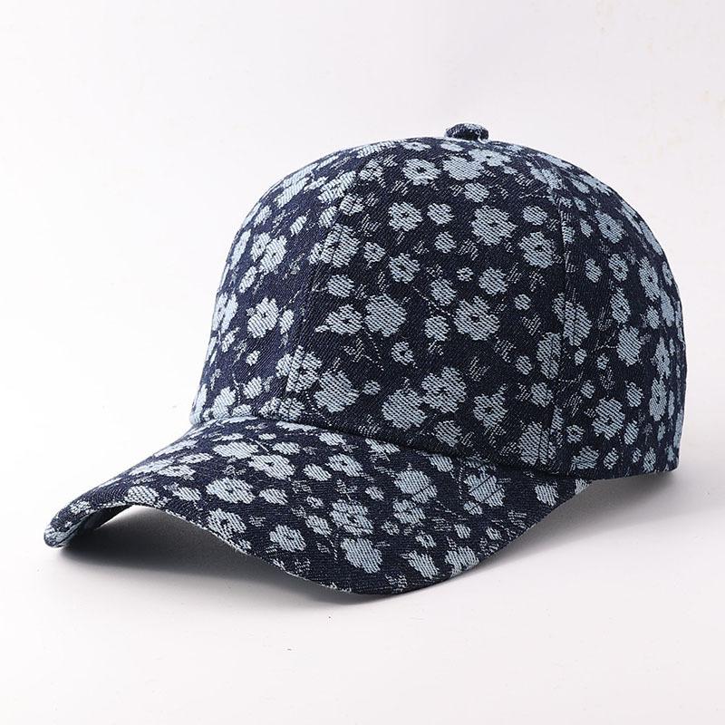 Fashion Sequined Baseball Cap Cowgirl Ripped Bend Cap
