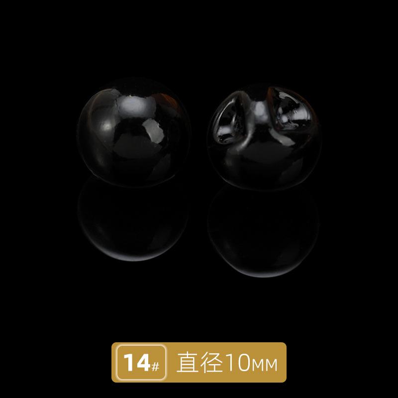 10 szt. Guzik do kardiganu Guzik do czongsamu Guzik do koszuli Perłowy Okrągły Żywiczny Guzik bez dziurki Guzik do koszuli Sukienka swetrowa Guzik z koralikami