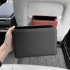 Foldable Auto Storage Bag Leather Organizer with 30 Trash Bags Mini Trash Can for Seat Back Door Console Car Interior