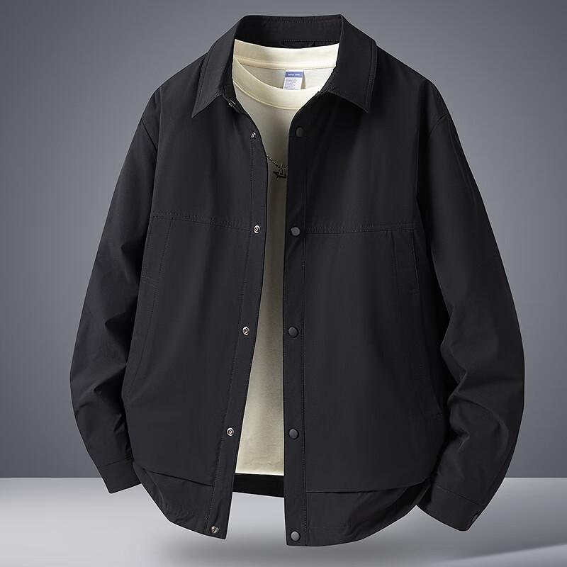 

Men s Casual Spliced Jacket L 50