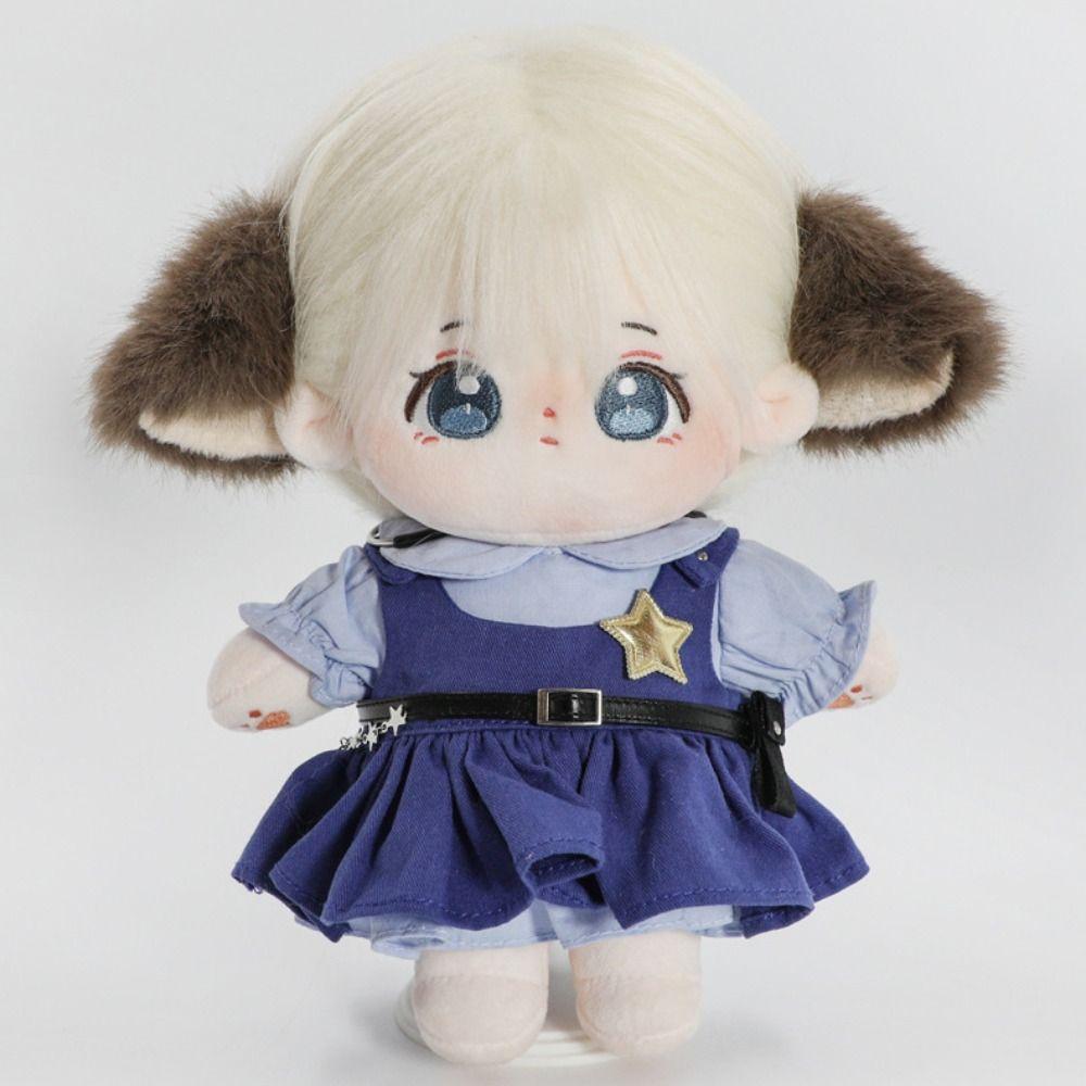 Cute Plush Headband Emulational Doll Headwear 2025 Cat Ear Headband  for 20CM Cotton Doll