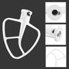 Stand Mixer Flat Beater K45B WPW10672617 & KN1PS W10616906 Mixer Bowl Pouring Shield Replacement for 4.5/5 Quart