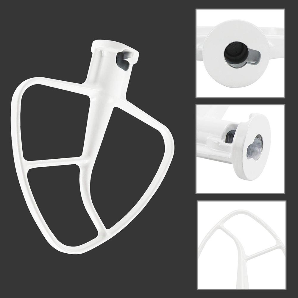Stand Mixer Flat Beater K45B WPW10672617 & KN1PS W10616906 Mixer Bowl Pouring Shield Replacement for 4.5/5 Quart