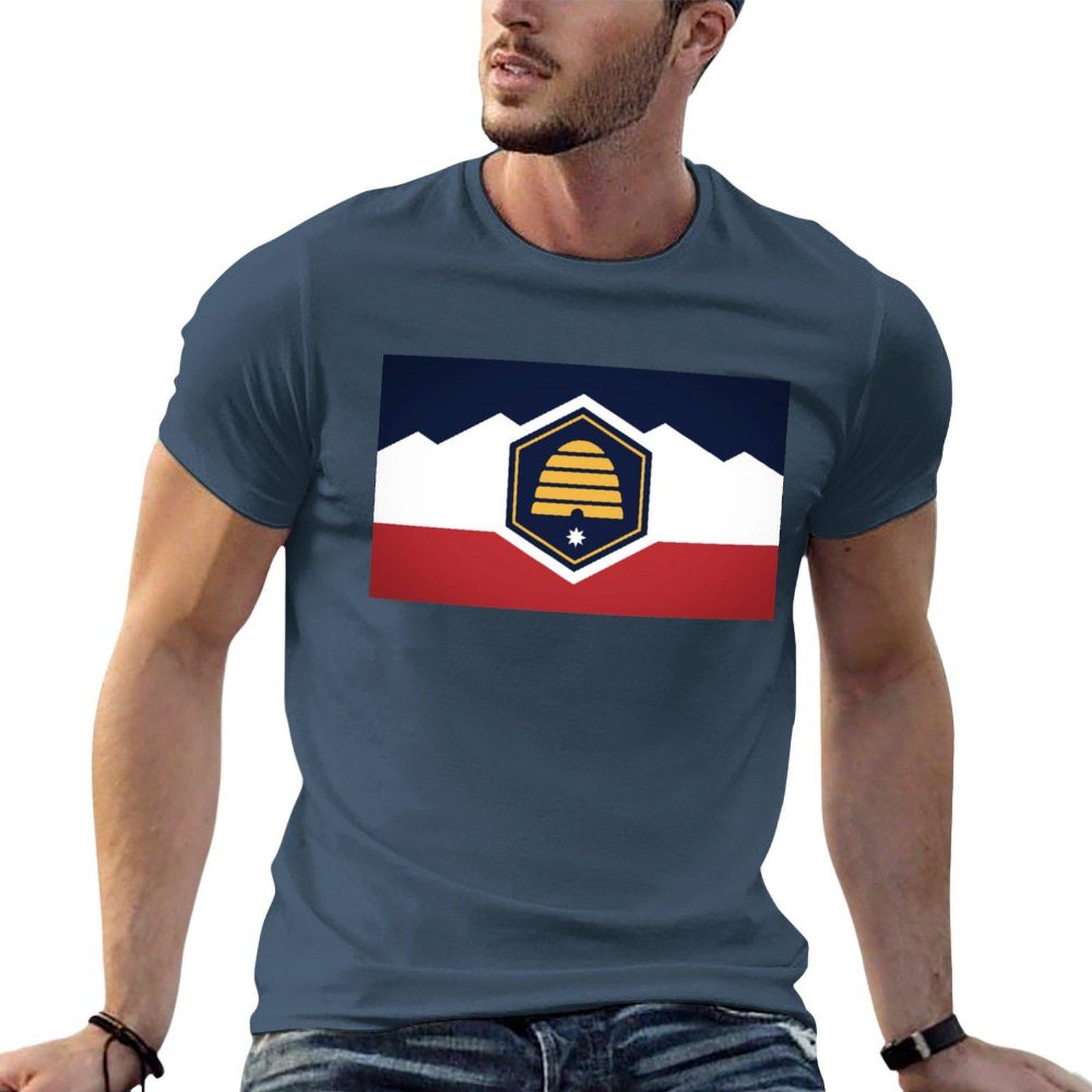 New Utah State Flag 2023 Tshirt Unisexs Graphic T Shirts Anime Tshirt Tshirt S
