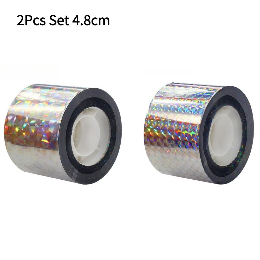 1Pcs 80M Double-Sided Reflective Bird Repellent Tape Holographic Scare Ribbon Laser Deterrent for Pigeon Fox Bird Control Garden