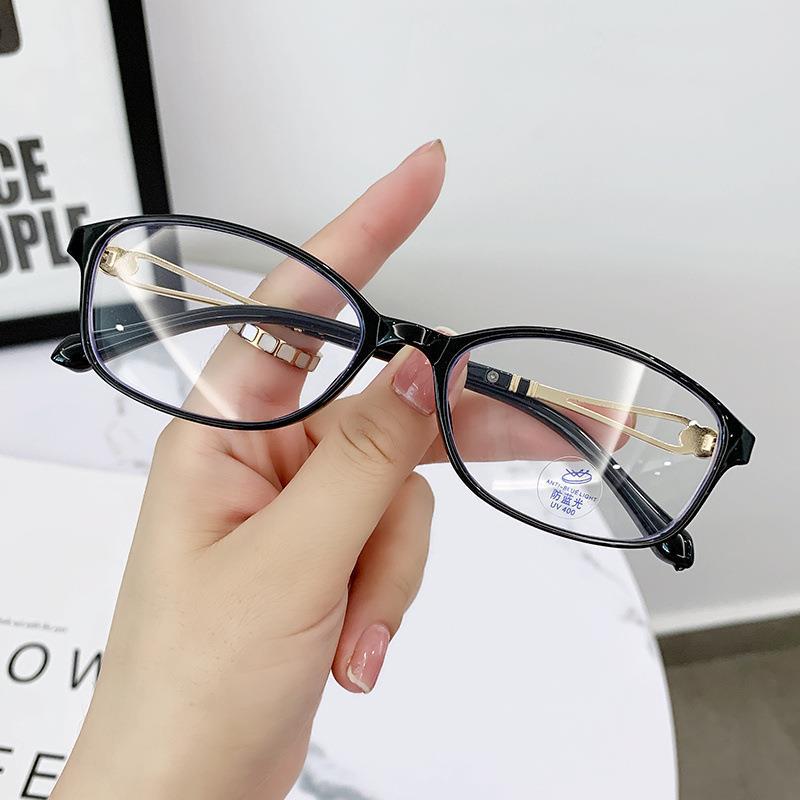 Reading Glasses Women Fashion Vintage Anti Blue Light Presbyopic Eyewear Female Ultralight Optical Farsighted Eyeglasses 0 ~+400