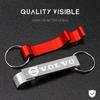 1 Pieza Abrebotellas de Cerveza Portátil Llavero Accesorios Para Volvo XC90 V90 V60 XC60 V40 S80 S60 S90 C40 XC40 V70 XC70 C30 C70