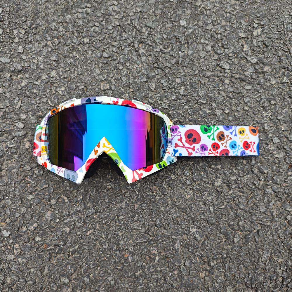 2025 Motorcycles Ski Goggles Cycling Riding Glasses Personalized Printing Ski Goggles Windbreak Ventilate Anti-Glare Goggles