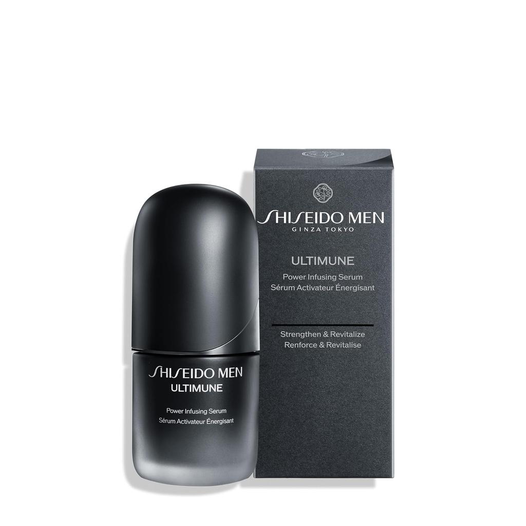 Shiseido Men Serum Mens Ultimune Power Rising 30mL Main Product Skin High-Performance Anti-Aging Care Citrus Bamboo Green Fragrance