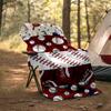 Baseball Theme Printed Blanket - Perfect for Couch, Bed, Travel & Outdoor Use | Machine Washable, Cozy & Durable.