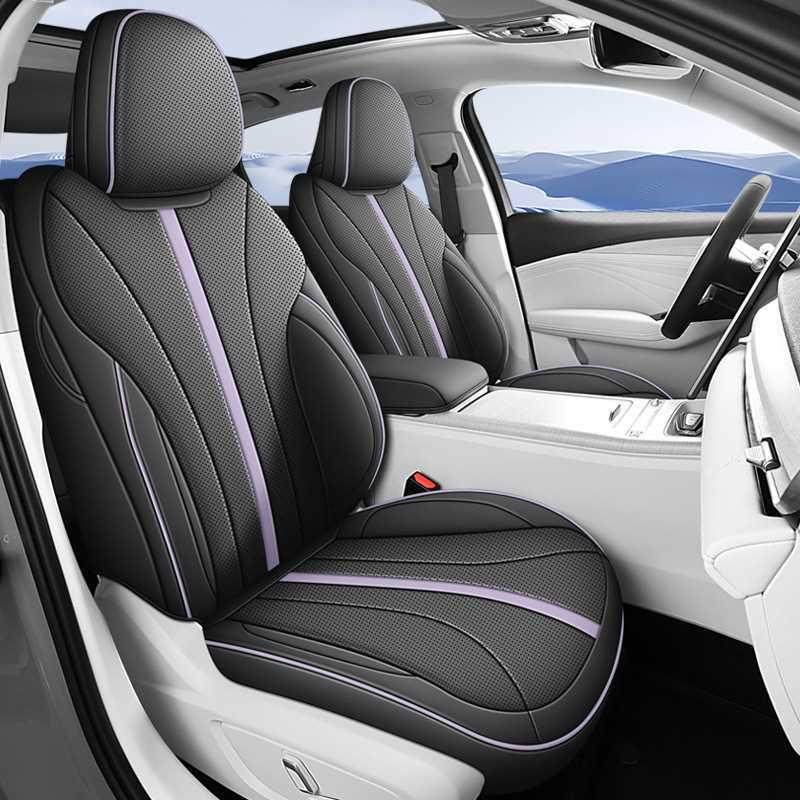

Leather Seat Cushion for Xingrui L, Fit for 5-Seater Cars, All-Season Use Xingrui L Rear Half Cover
