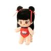 Plush Nezha New Toy Stuffed Doll With Red Braids Cushion Pillow Gift For Kids