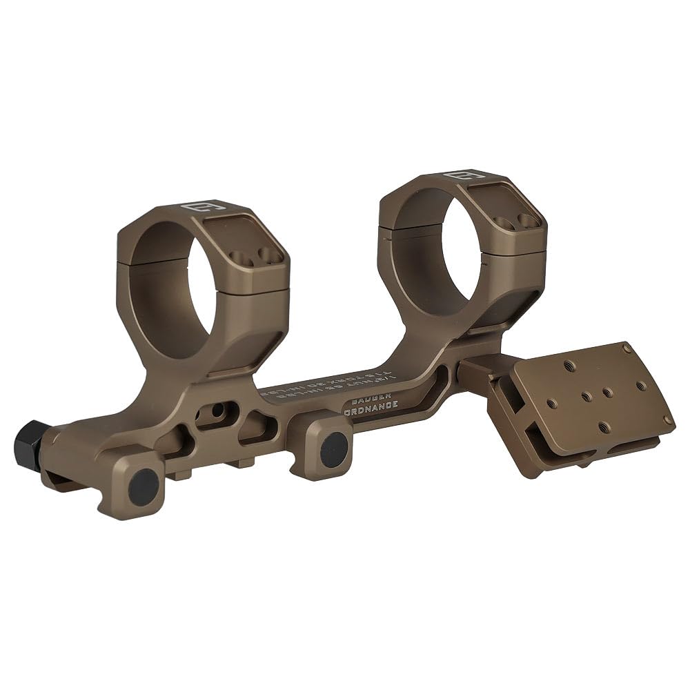 Evolution Gear 34mm Scope Compatible Badger Ordnance Condition One 1.7" Scope Mount & RMR Offset Mount Replica Set (DE Dark Earth)