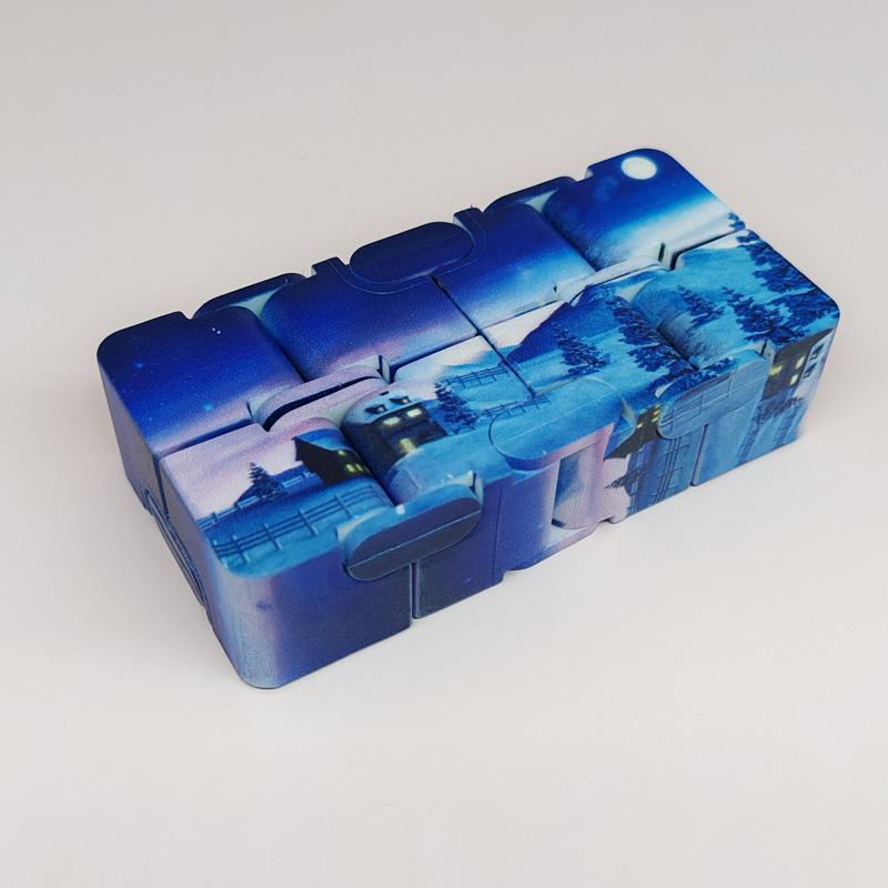 Starry Sky Christmas Magic Cube Children Adult Autism Anti Stress Relief Funny Hand Game  Fidgets Decompression Toys