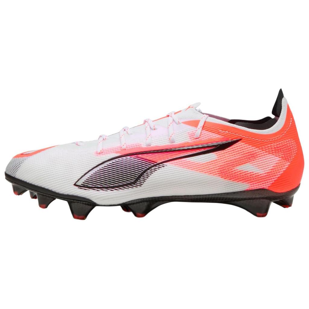 PUMA Ultra 5 Carbon FG Firm Ground Soccer Shoes Men's White Red 108157-01