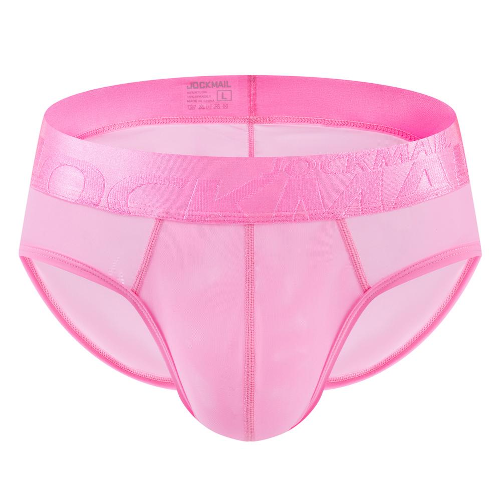 Briefs JOCKMAIL Ultra Thin Mesh Breathable Low Waist Men's Underwear