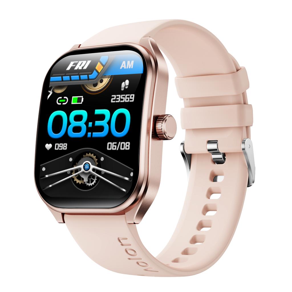 Curve 2.01'' Couple Smart Watch IP68 Waterproof HD Screen Health Monitoring with Blood Pressure Home Monitoring 100+ Sport Modes