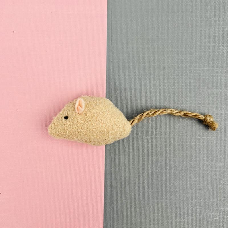 2Pcs Interactive Plush Rat And Cat Toys With Durable Linen Perfect For Pet Safe For Indoor Play Pet Toys