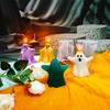 DIY Halloween Ghost Silicone Mold Aromatherapy Candle Plaster Spooky Ghost Handmade Soap Mould Halloween Decoration
