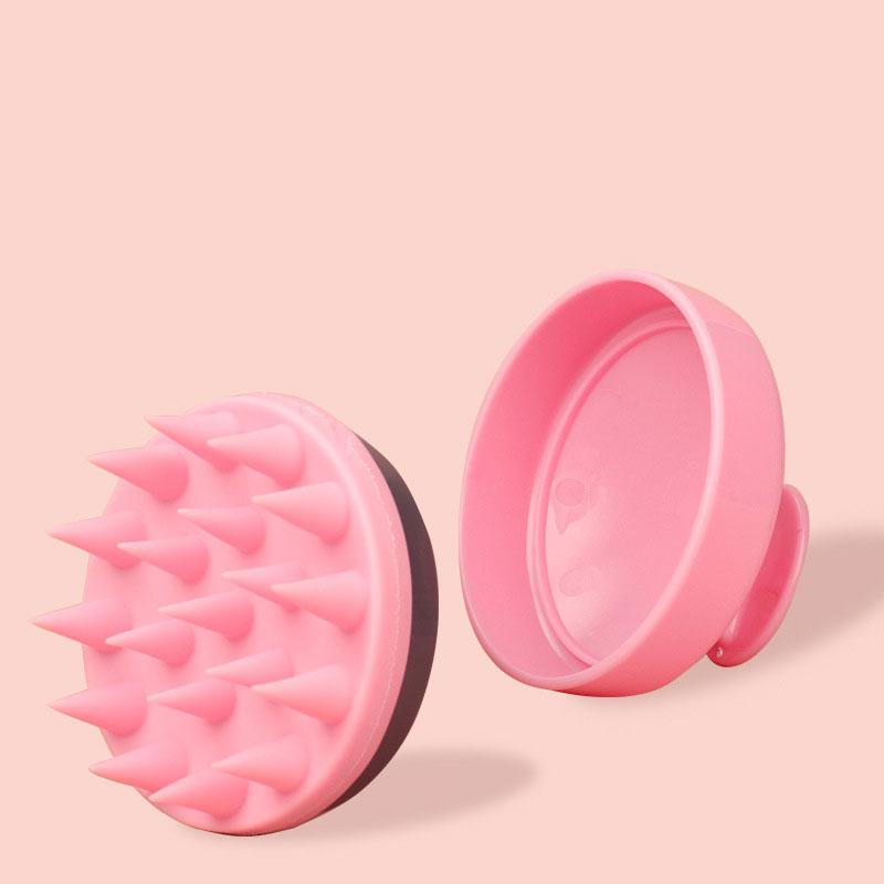 1 buc Perie de șampon din silicon Perie de masaj corporală Perie de baie de duș Instrument de coafură pentru salon Pieptene de masaj al scalpului Pieptene de spălat păr