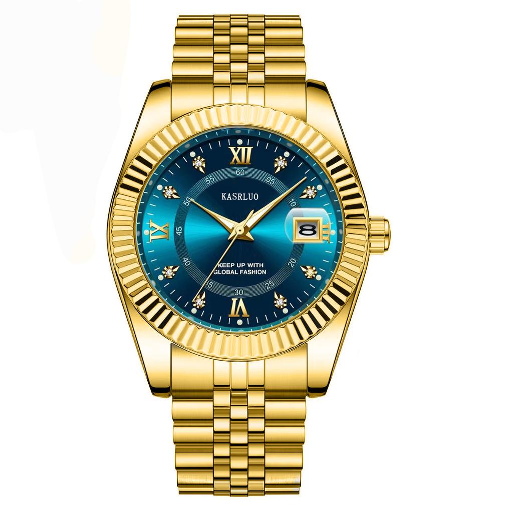 Men's Calendar Steel Belt Watch Elegant Casual Versatile Men's Watch Hot Sale
