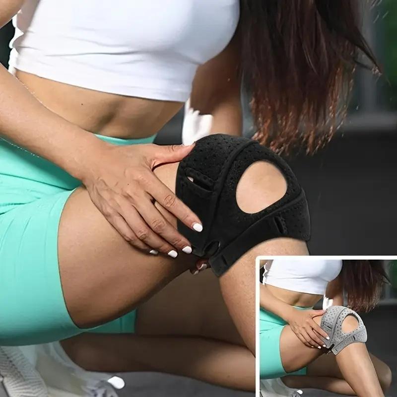 Bergsteigen Knieschoner Laufen Silikon Patellabänder Knieschoner Professionelles Springseil Wandern Unterstützung Kniebänder