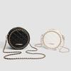 Texture Mini Bag Female Summer Bag with Fashionable Crossbody Red Envelope Diamond Lattice Chain Fashion Small Round Bag