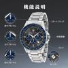 Maserati Quartz Watch Men's 44mm Blue Dial Stainless Steel Chronograph Luminous 100m Water Resistant Japan Movement R8873640018