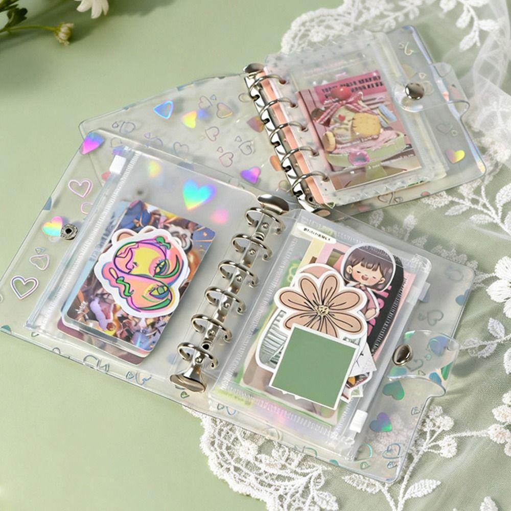 A5/A6/A7/M5 Binder Cover PVC Planner Cover New Loose-Leaf Notebook Shell  Students