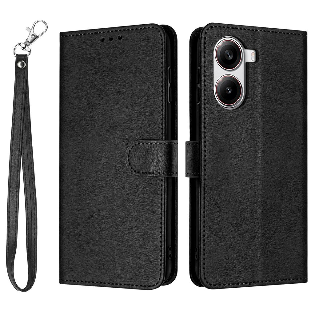 For Xiaomi Redmi Turbo 4 5G/Poco X7 Pro 5G Case Flip Stand PU Leather Wallet Phone Cover Calf Texture