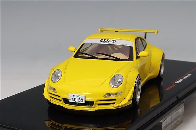

Kokusai Boeki ixo Scale RWB 997 Yellow Finished Model MOC339 1/43