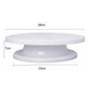 Craft Baking Tools Platform Cupcake Kitchen Cake Turntable Revolving Plate Rotating Display Stand