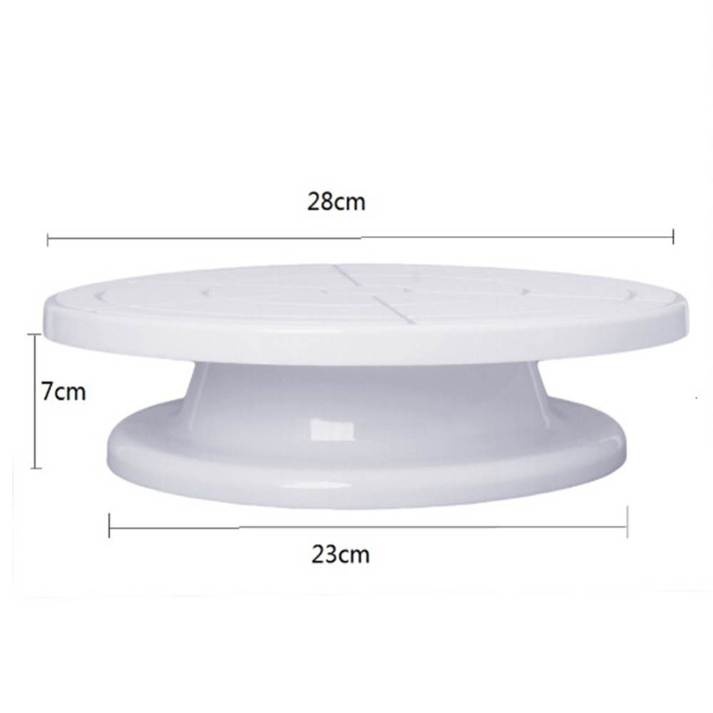 Craft Baking Tools Platform Cupcake Kitchen Cake Turntable Revolving Plate Rotating Display Stand