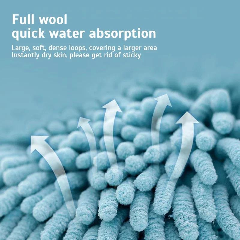 Handtücher für Küche und Bad, Handtuchball mit Aufhängeschlaufen, schnelltrocknend, weich und saugfähig, Mikrofasertuch, nützliche Dinge für zu Hause