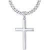 2026 Cross Necklace Simple Fashion Couple Wear Cross Pendant Jewelry Tide