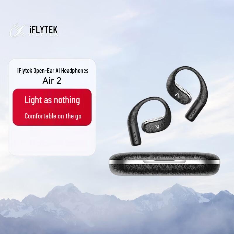 iFLYTEK Air2 AI Translation Open-Ear Bluetooth Earphones