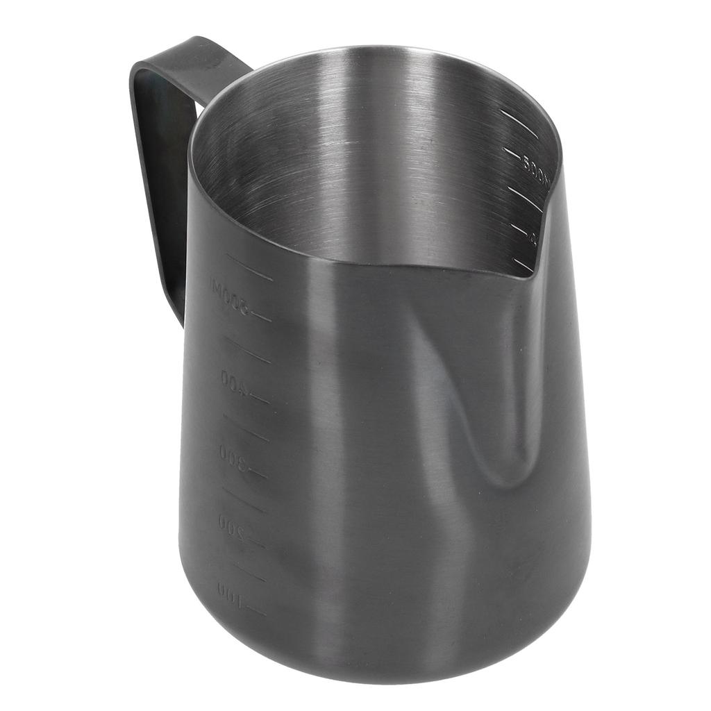 600ml Thickened Coffee Frothing Pitcher Cup Stainless Steel Frothing Jug for Home Office