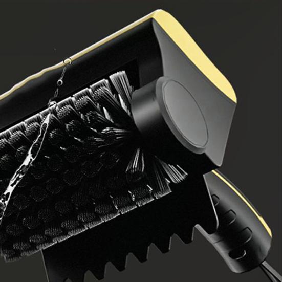 Cordless Electric Grill Brush with Rotating Head 8V Power Rechargeable BBQ Cleaning Tool Stainless Steel Bristles Type-C Cable Portable Grill Bot for